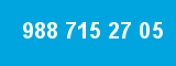988 715 27 05 988 715 27 05